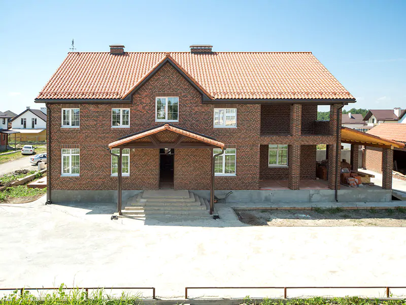 Частный дом в Краснодарском крае, черепица Terreal